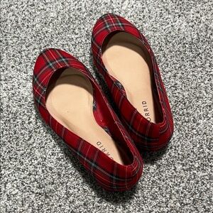 Torrid Red Plaid Flats for Women